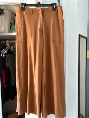 Max Studio Wide Leg Pants in Warm Camel